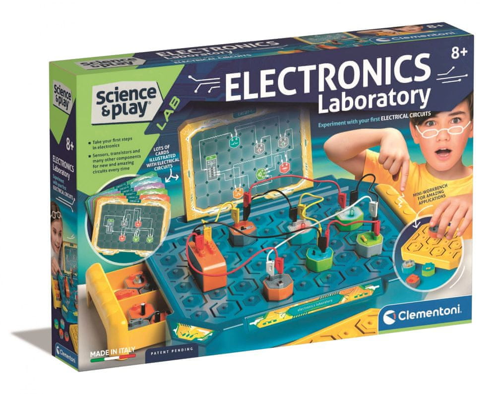 Clementoni Detské laboratórium - Veľká elektronická sada